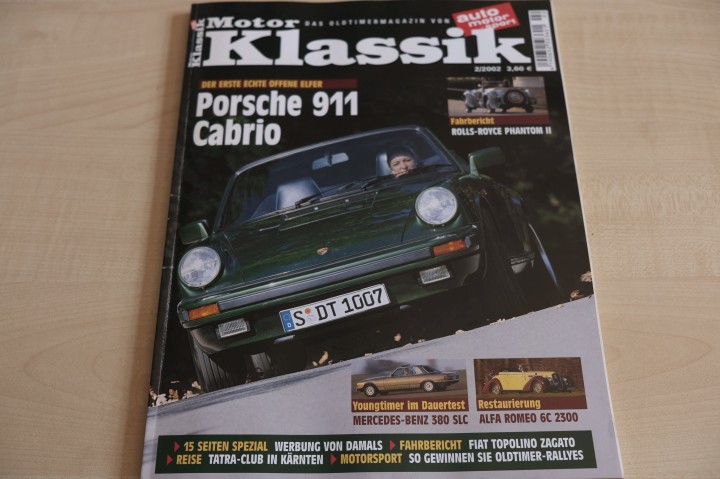 Deckblatt Motor Klassik (02/2002)